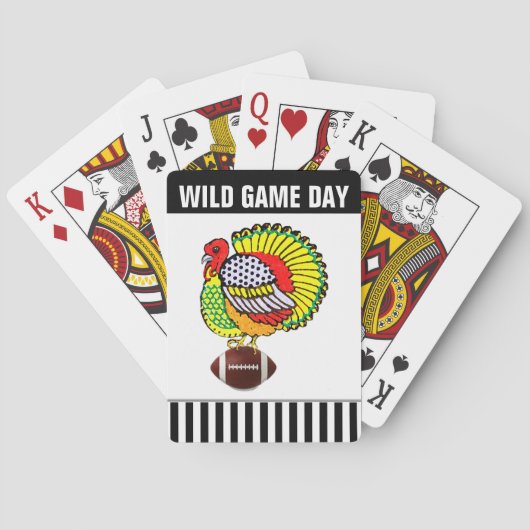 grappige Thanksgiving Pokerkaarten (Achterkant)