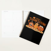 Grappige Thanksgiving pompoenen in heks Petten Car Planner (Display)