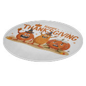 Grappige Thanksgiving pompoenen in heks Petten Car Snijplank (Hoek)