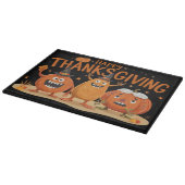 Grappige Thanksgiving pompoenen in heks Petten Car Snijplank (Hoek)