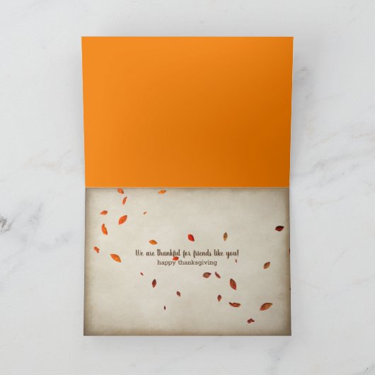 Grappige Thanksgiving pompoenen op hooibaal Kaart (Binnen)