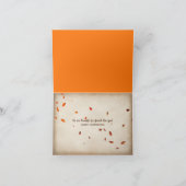 Grappige Thanksgiving pompoenen op hooibaal Kaart (Binnen)