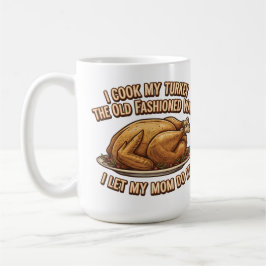 Grappige Thanksgiving Quote Ik Kook Mijn Kalkoen Koffiemok