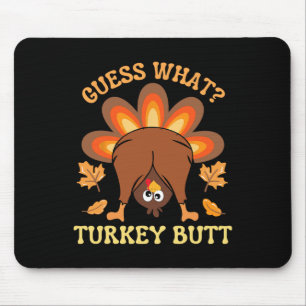 Grappige Thanksgiving raad eens wat Turkije kont Muismat