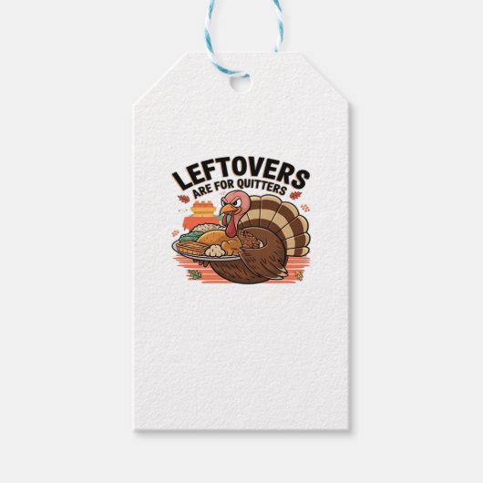 Grappige Thanksgiving - restjes zijn voor stoppers Cadeaulabel (Voorkant)