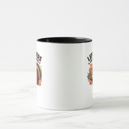 Grappige Thanksgiving - restjes zijn voor stoppers Mok (Midden)