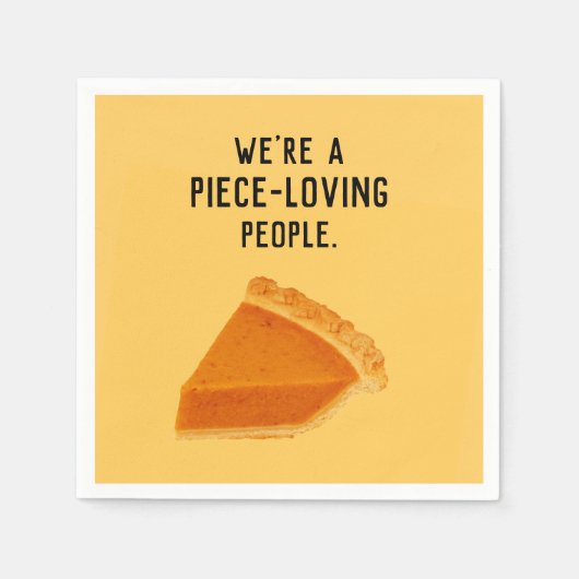 Grappige Thanksgiving Servet (Voorkant)