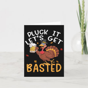 Grappige Thanksgiving Shirten Mannen Pluck It Lets Kaart