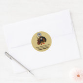grappige Thanksgiving sticker (Envelop)