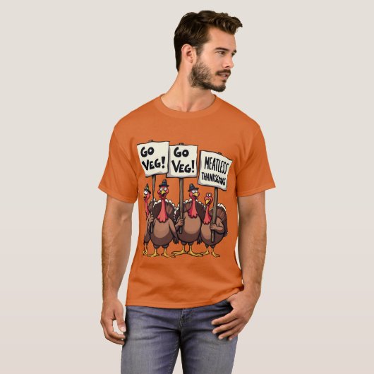 Grappige Thanksgiving T-shirts (Voorkant volledig)