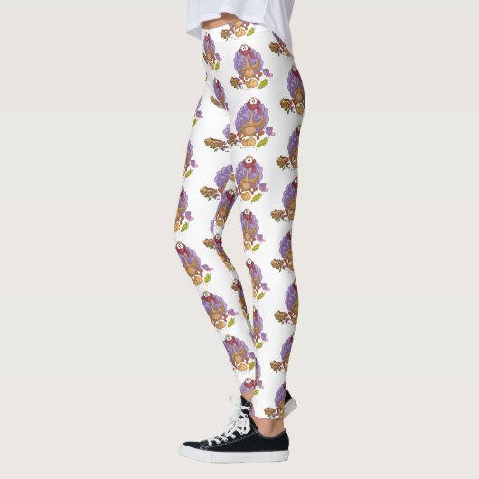 grappige Thanksgiving turkey Leggings (Links)
