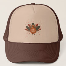 Grappige Thanksgiving Turkije in de Herfst