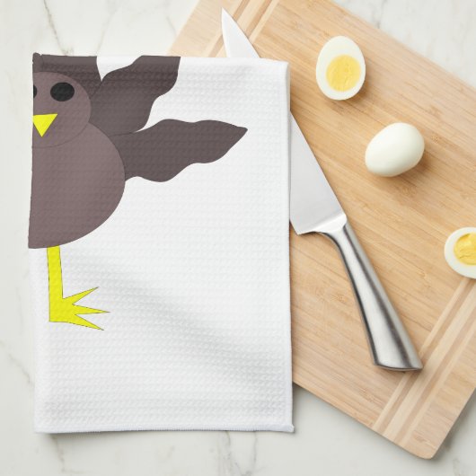 Grappige Thanksgiving Turkije  keuken Tow Theedoek (Quarter Fold)