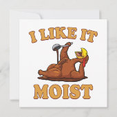 Grappige Thanksgiving-voedsel familie groep set I  Kaart (Achterkant)