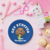 Grappige Thanksgiving voor hamsters Papieren Bordje (Feest)