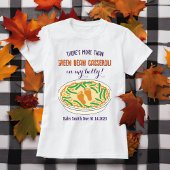 Grappige Thanksgiving Zwangerschap Onthullen Baby  T-shirt