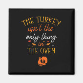 Grappige Thanksgiving zwangerschapsaankondiging De Magneet (Voorkant)