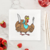 Grappige Thanksgivingkalkoen Servet (Insitu)