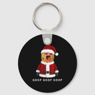 Grappige The Burnt Peanut Goop Bungulator Kerst Sleutelhanger