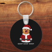 Grappige The Burnt Peanut Goop Bungulator Kerst Sleutelhanger (Voorkant)