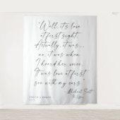 Grappige The Office Quote Trouw Achtergrond Banner Wandkleed (Voorkant)