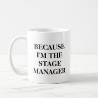 Grappige Theater Podium Manager Citaat Minimalist