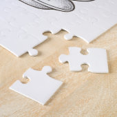 Grappige thee mokken kersttijd legpuzzel (Zijkant)