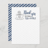 Grappige Thee Puns Grappen Op Postkaart (Voorkant / Achterkant)