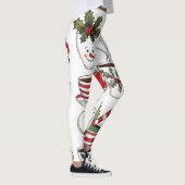 Grappige theekopjes kersttijd leggings (Rechts)