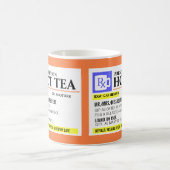 Grappige theemok met doktersrecept tweekleurige koffiemok (Center)