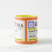 Grappige theemok met doktersrecept tweekleurige koffiemok (Center)