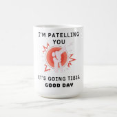 Grappige therapeut Puns Joke Het gaat op Tibia Magische Mok (Midden)