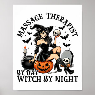 Grappige therapie Halloween Mage Therapeut door Da Poster