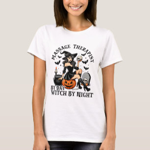 Grappige therapie Halloween Mage Therapeut door Da T-shirt
