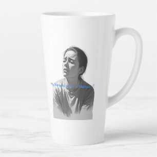Grappige therapiequote - Mijn therapeut zegt dat i Latte Mok
