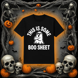 Grappige "This Is Some Boo Sheet" grapcool spook T-shirt