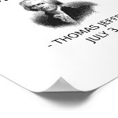 Grappige Thomas Jefferson VS Geschiedenis Leraar S Poster (Hoek)