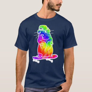 Grappige TieDye Hamster Cavia Dier T-shirt