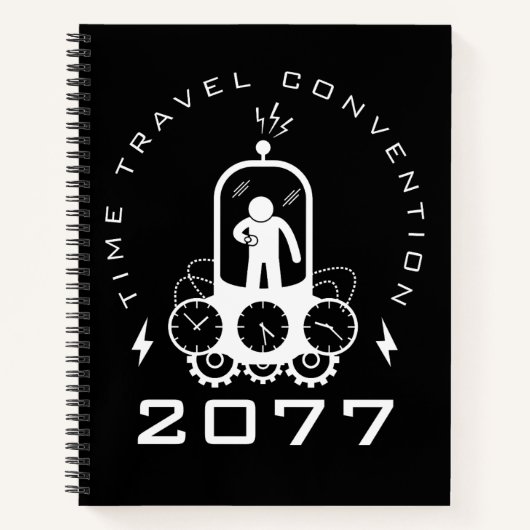 Grappige Tijdreizen Sciencefiction Notitieboek (Voorkant)