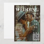 Grappige tijdschriftcover Donkere foto Huwelijk Da Kaart (Voorkant / Achterkant)