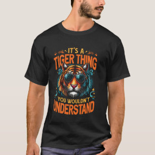Grappige Tijger Dierenliefhebber Wilde Kat T-shirt