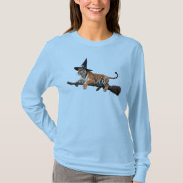 Grappige Tijger Heks T-shirt