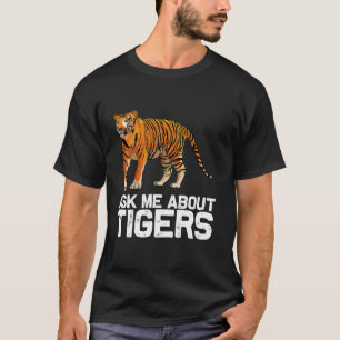 Grappige Tijger Kunst voor Mannen Vrouwen Jongens T-shirt