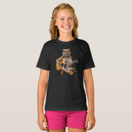Grappige Tijger Rockster Kinder T-Shirt