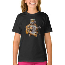 Grappige Tijger Rockster Kinder T-Shirt