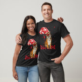 Grappige Tijger Valentijnsdag T - shirts Hart Dier (Unisex)