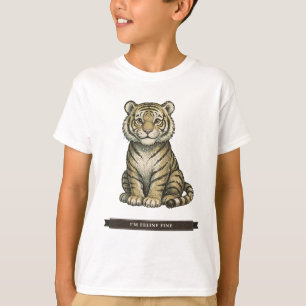 Grappige Tijger voor Kinderen T-shirt