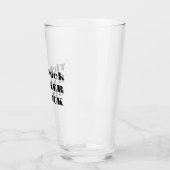 Grappige Tik Tak Het Is Bieruur Humor Glas (Links)