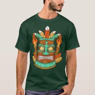 Grappige Tikis 2022 Hawaiaans Kostuum Halloween Ko T-shirt