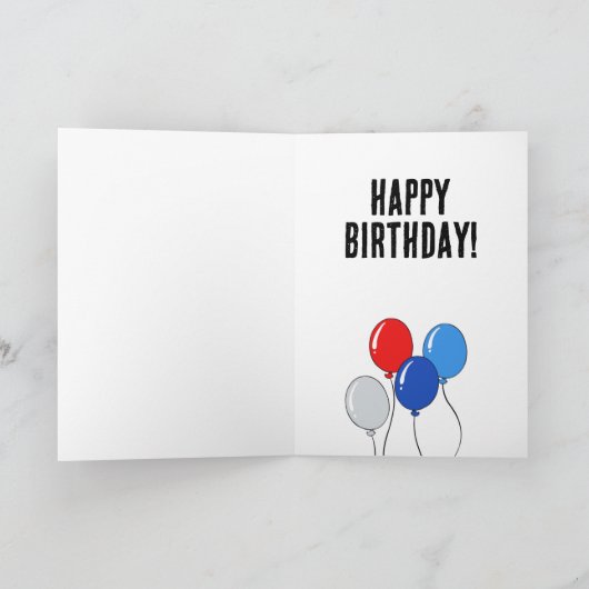 Grappige Tim Walz verjaardag - Ik hoop dat je het  Kaart (Binnen)